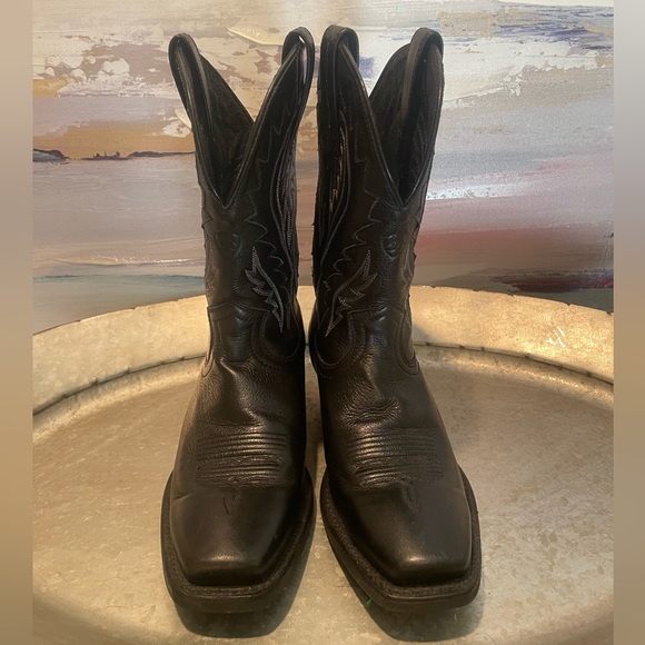 Ariat Shoes Mens Black Ariat Boots Poshmark